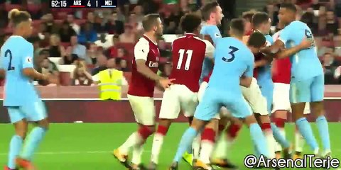 Jack Wilshere gets sent off. #AFCU23 Arsenal