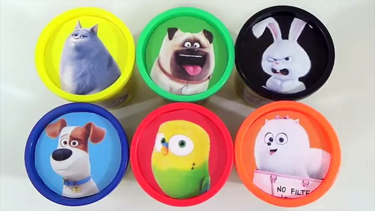 Секрет жизнь из домашние питомцы Узнайте цвета с сюрприз игрушка Яйца Хлоя Джиджет Макс. Мелить снежный шар