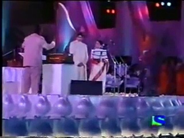 Lata Mangeshkar with Amitabh