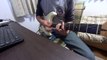 Stevie Ray Vaughan Couldnt Stand The Weather guitar solo cover (SONY HDR MV1ライン録音）