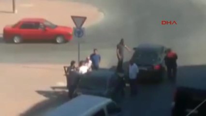 Konya Trafikte Tartıştığı Otomobile Ateş Eden Sürücü Yakalandı