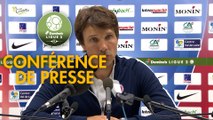 Conférence de presse Châteauroux - Nîmes Olympique (1-0) : Jean-Luc VASSEUR (LBC) - Bernard BLAQUART (NIMES) - 2017/2018