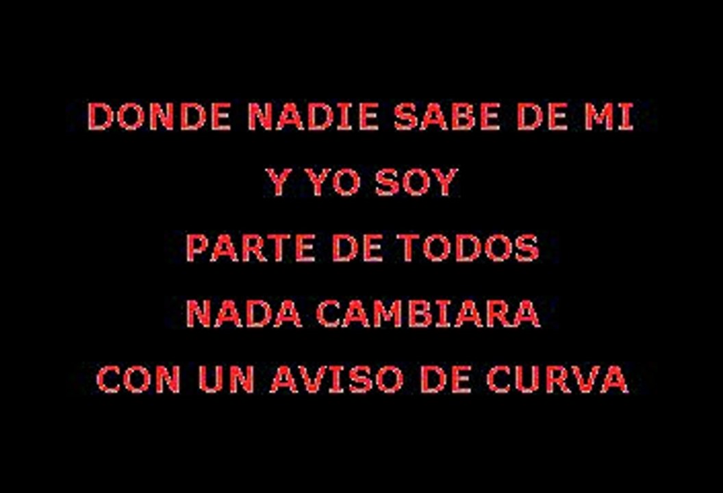 En La Ciudad De La Furia - Soda Stereo (Karaoke)