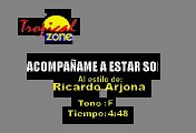 Acompañame A Estar Solo - Ricardo Arjona (Karaoke)