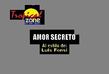 Amor Secreto - Luis Fonsi (Karaoke)