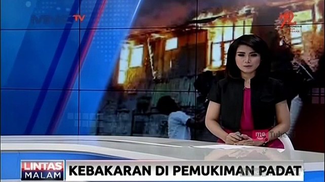 Kebakaran Hebat Melanda Pemukiman Padat di Tambora
