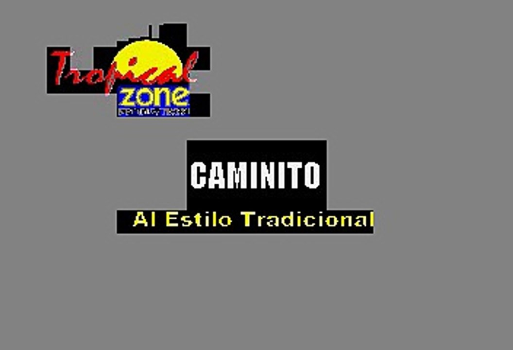 Caminito - Tango (Karaoke)