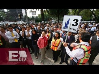 Así se vivió el macrosimulacro en el DF / Excélsior en la media