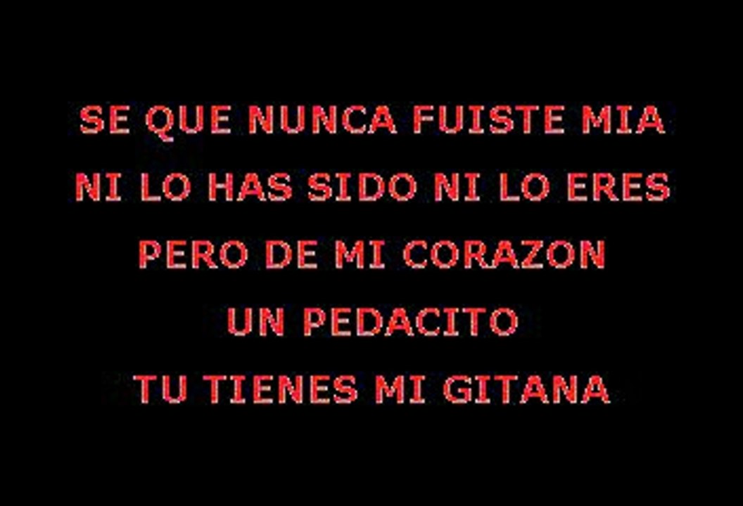 Gitana Willie Colón (Karaoke) Vídeo Dailymotion