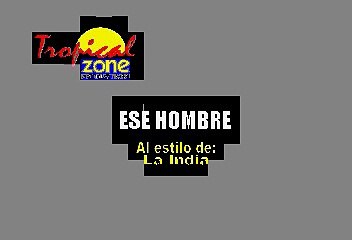 ESE HOMBRE - La India (Karaoke)