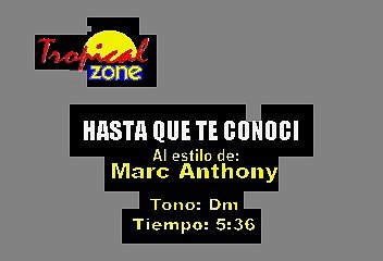Hasta Que Te Conoci - Marc Anthony (Karaoke)