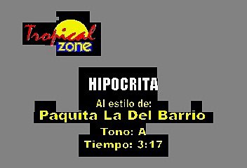 Hipocrita - Paquita La Del Barrio (Karaoke)