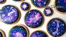 Biscuits galaxie Glaçage tutoriel |
