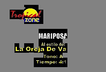 LA OREJA DE VAN GOGH - MARIPOSA (KARAOKE)