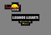Llegando Llegaste - Piero (Karaoke)