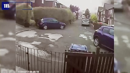 CCTV captures house gas blast in Sunderland  England  U.K.  World News  Breaking News