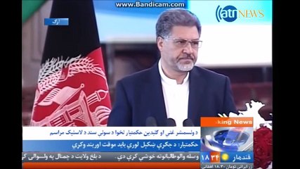 امضای موافقتنامه صلح بصورت انلائن از سوی حکمتیار و اشرف غنی
