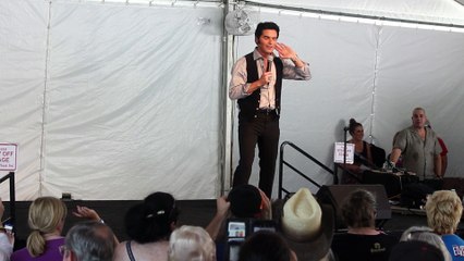 Dean Z sings 'Never Been To Spain' Entertainment Tent Elvis Week 2017