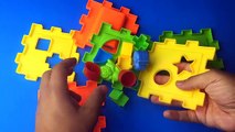 Bébés mignonne éducatif pour enfants Apprendre allons jouer préscolaire formes petit avec cube