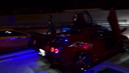 【辰巳PA】スーパーカー加速サウンド／Supercar sound in Tatsumi. Zonda CCX Diablo more