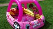 Little Babies Playing in Pool Lightning Mcqueen Cars, WATER Balloons Summer Fun Pool Games