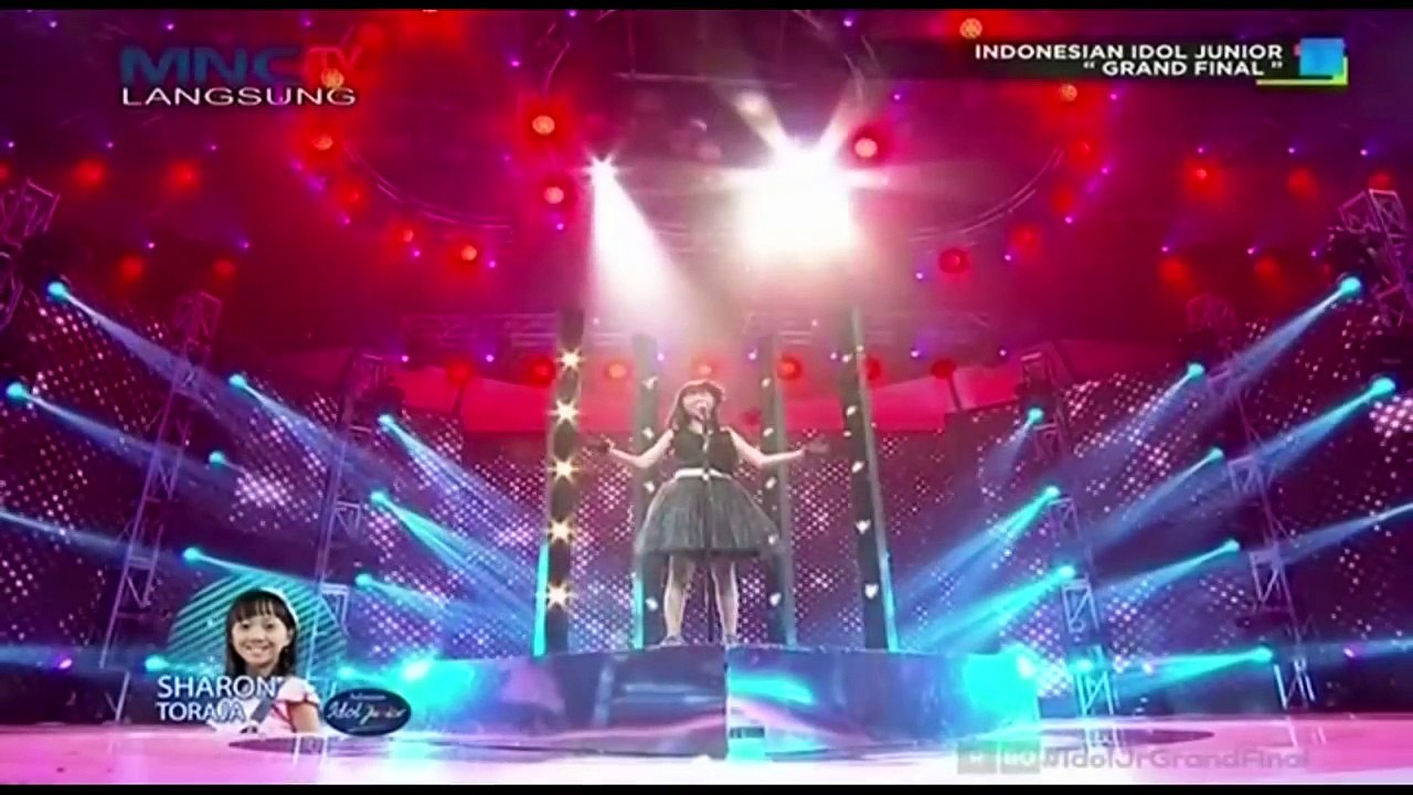 SHARON LISTEN (Beyonce Knowles) GRAND FINAL Indonesian Idol Junior 2