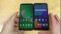 Samsung Galaxy S8 vs. LG G6 - Fingerprint Scanner Speed Test