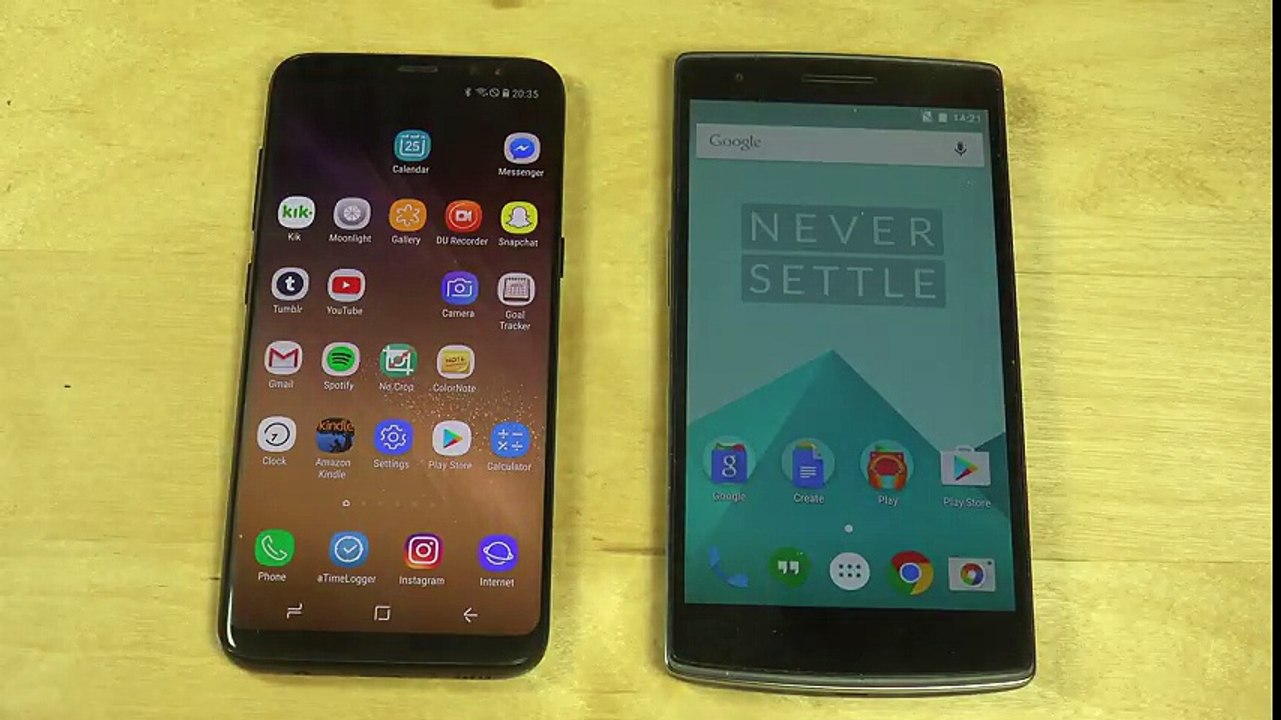 Samsung Galaxy S8 vs. OnePlus One - Which Is Faster