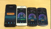 Samsung Galaxy S8 vs. S5 Mini vs. S4 Mini vs. S3 Mini - Internet Speed Test