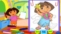 Dora lesploratrice da colorare - Video disegni da colorare educativi e divertenti per bam