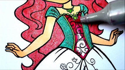 Strawberry Shortcake Princess for Girls Coloring Pages l Drawing Coloring to Learn Colors for Kids-1Dsc5Huf0xM