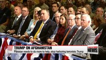 President Trump outlines new U.S. strategy on Afghanistan