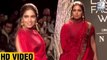 Bhumi Pednekar Sizzles In Red At Lakme Fashion Week