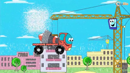 ✔ Grúa, Excavadora, Tractor | Carritos Para Niños. Caricaturas de carros. Tiki Taki Carros 10 min ✔