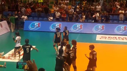 Alyssa Valdez Nakipag Kulitan Sa Thailand Team