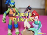 ALADDIN IS TELLING LIES DISNEY ORIGINALS LEONARDO TEENAGE NINJA TURTLE LITTLE MERMAID Toys