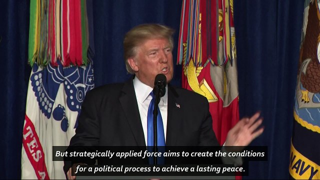 Trump vows to continue US presence in Afghanistan