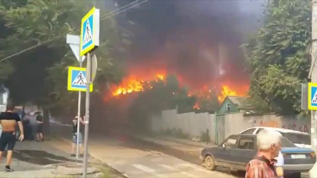 В Ростове сгорело 120 домов