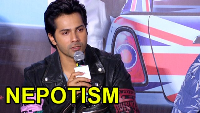 Varun Dhawan Talks About Nepotism In Bollywood | Judwaa 2 Trailer Launch
