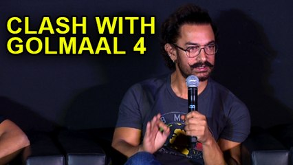 Aamir Khan REACTS On Golmaal Again And Secret Superstar Clash In Diwali
