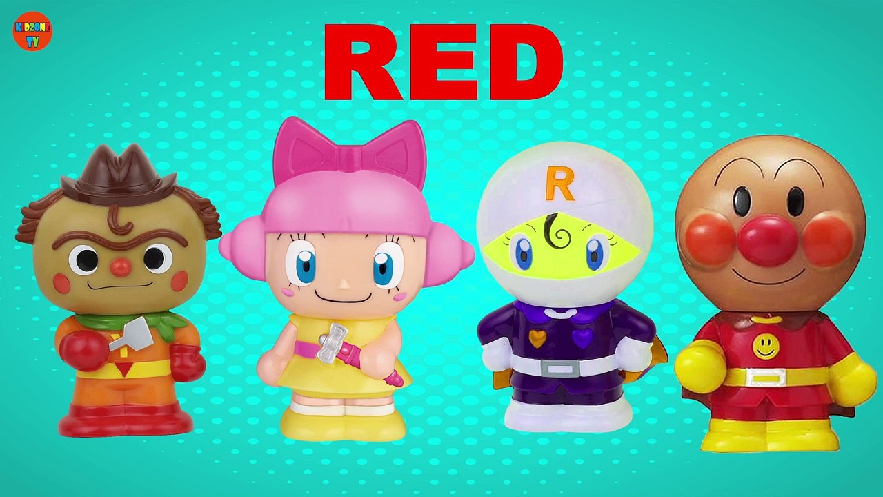 アンパンマン アニメおもちゃ #8 ❤️ シリンジで色を学ぶ ★ 子供向けアニメ ★ 赤ちゃん 喜ぶ anpanman crying wrong color NEEDLE