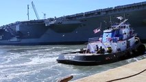 U.S Modern Super Aircraft Carrier Gerald R. Ford (CVN 78) Begin Sea Trial