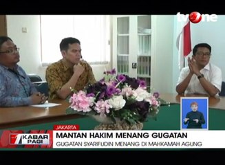 Menang Gugatan, Syarifuddin Terima Uang Ganti Rugi dari KPK