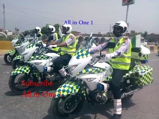 Traffic Police Peshawar KP Celebrating Independence Day