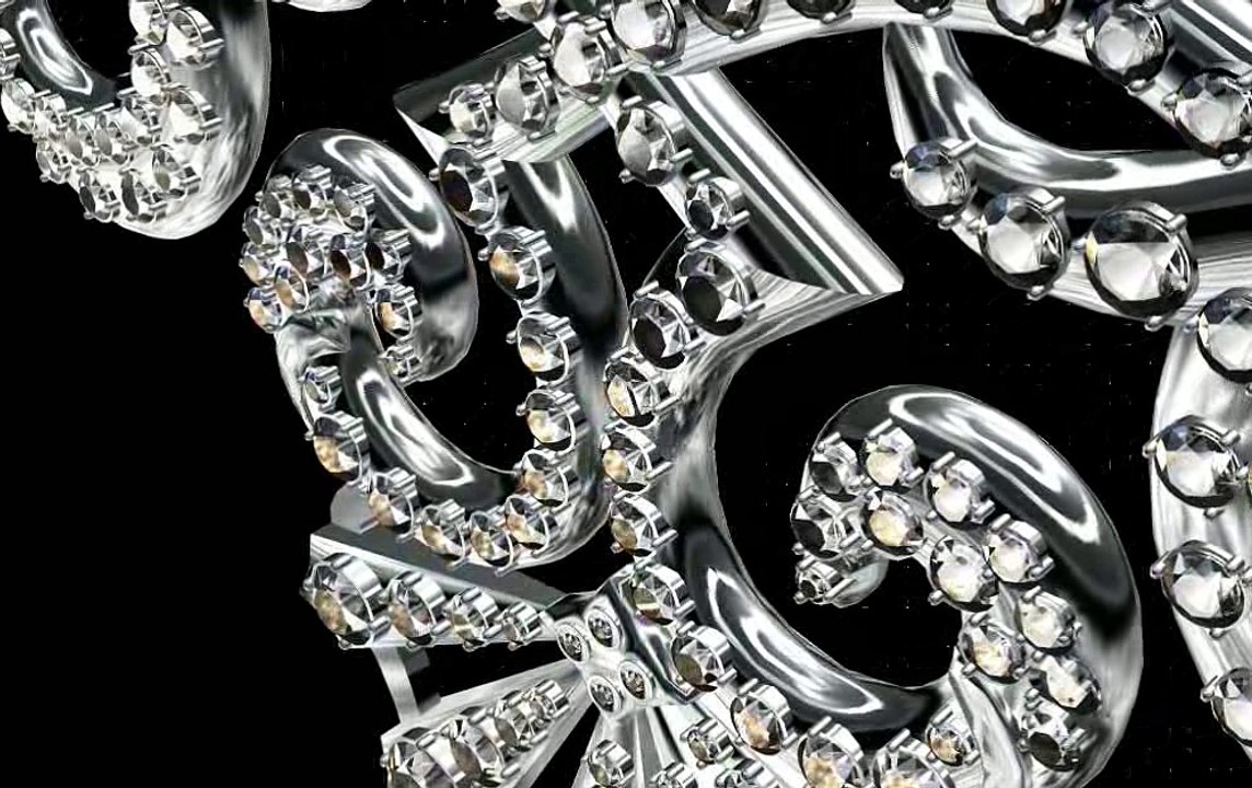 Interactive 3D necklace white gold animation by Zed Interactive