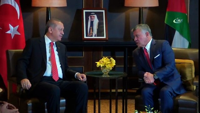 Cumhurbaşkanı Erdoğan Ürdün Kralı 2. Abdullah İle Görüştü