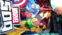 Weeble Wobbles Rockerz with Hulk Spiderman Ironman Fashems and Mashems Toys Play Doh Learn