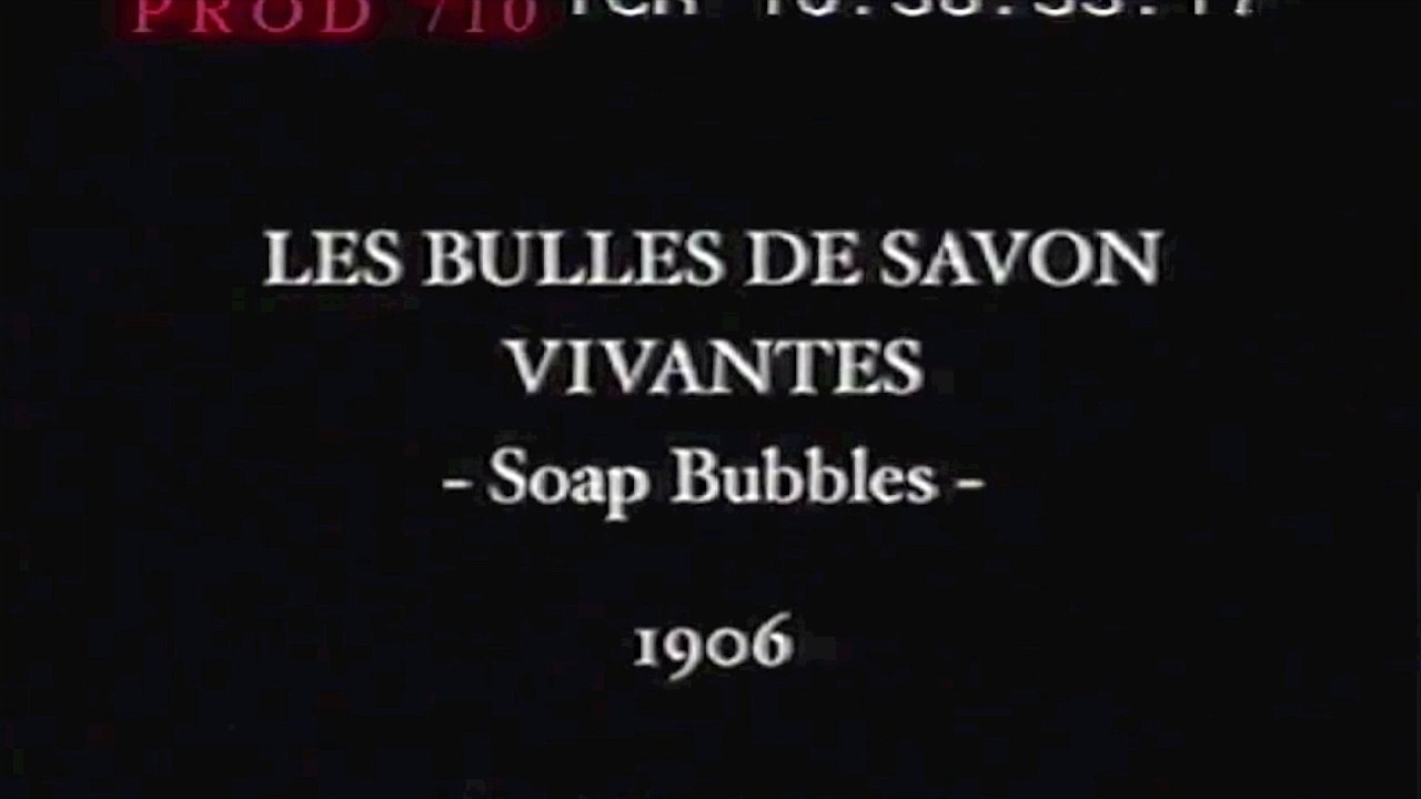 Les bulles de savon vivantes