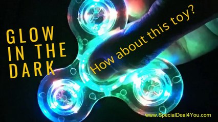 Fidget Spinner that Glows in the Dark