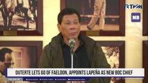 Duterte lets go of Faeldon, appoints Lapeña as new BoC chief